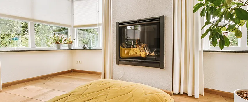 Residential Fireplace Ceramic Glass Installation in Kings Park, NY